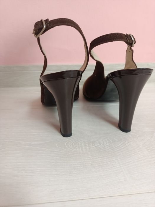 Pantofi piele întoarsă Salamandra Design