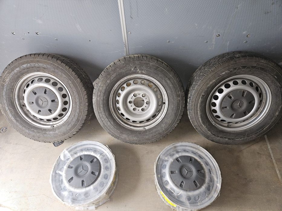 ‼️5 x Jante cu pneuri de iarna 235/65/16 C*Sprinter/Crafter