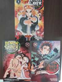 Manga demon slayer vol 8, 10, 11