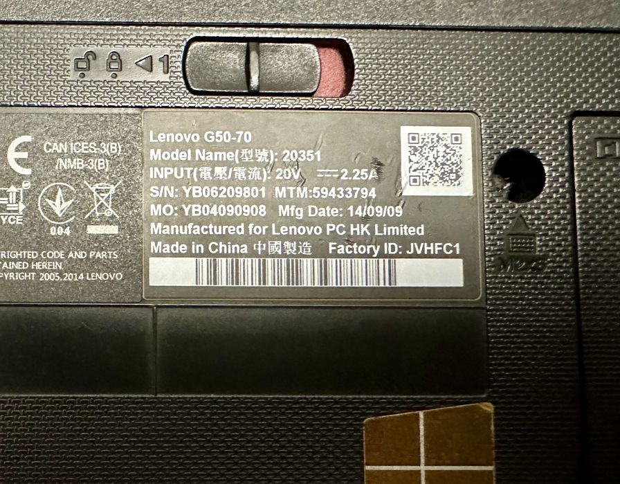 Piese Lenovo G50, tastatura