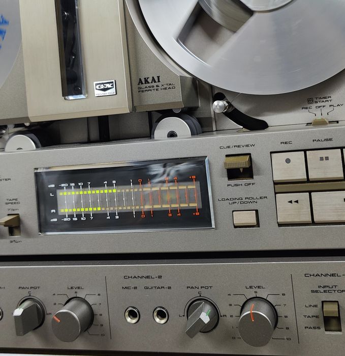 Akai GX-77+MM-77 +ADM-40,estetic și tehnic super ok