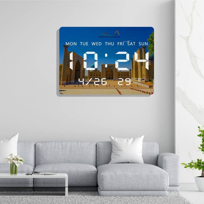 Электронный часы Uzbekistan