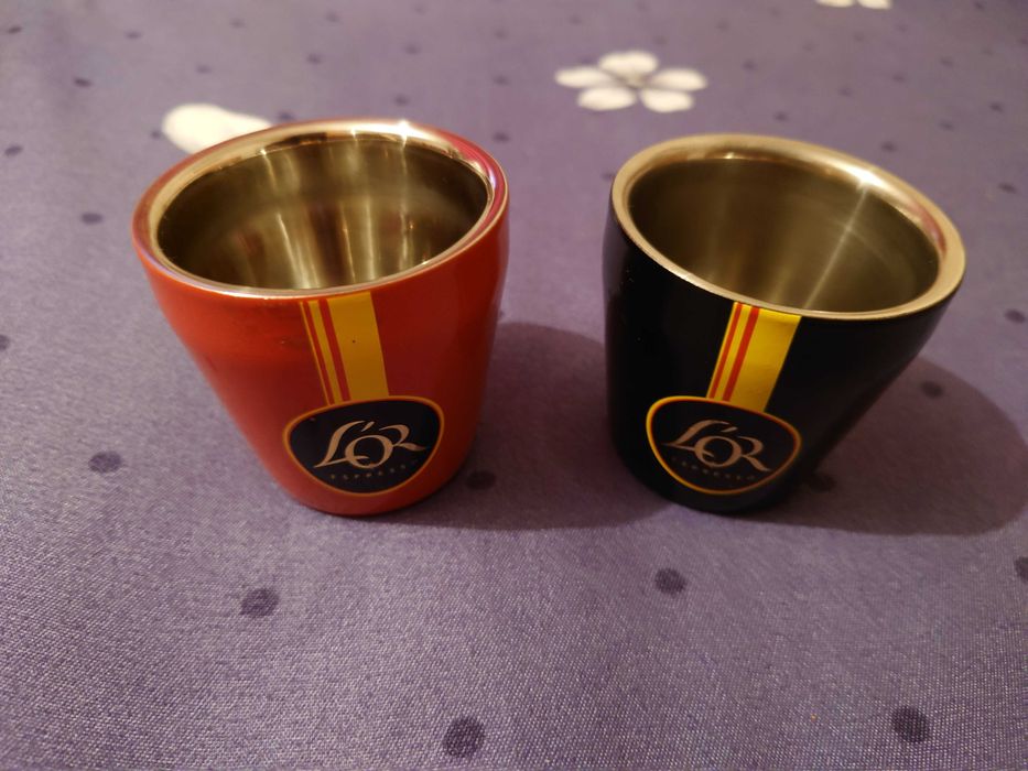 Подаръчен комплект L'or (кафе капсули + 2 чаши)