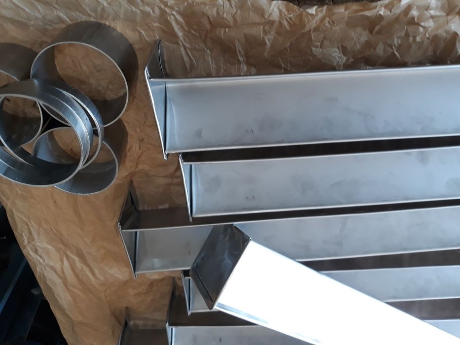 Forme terrine / rulade , din inox alimentar , livrare urgentă .