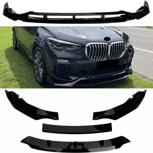 Prelungire Extensie Lip Bara Fata M BMW X5 G05 2018-2023, Negru Lucios