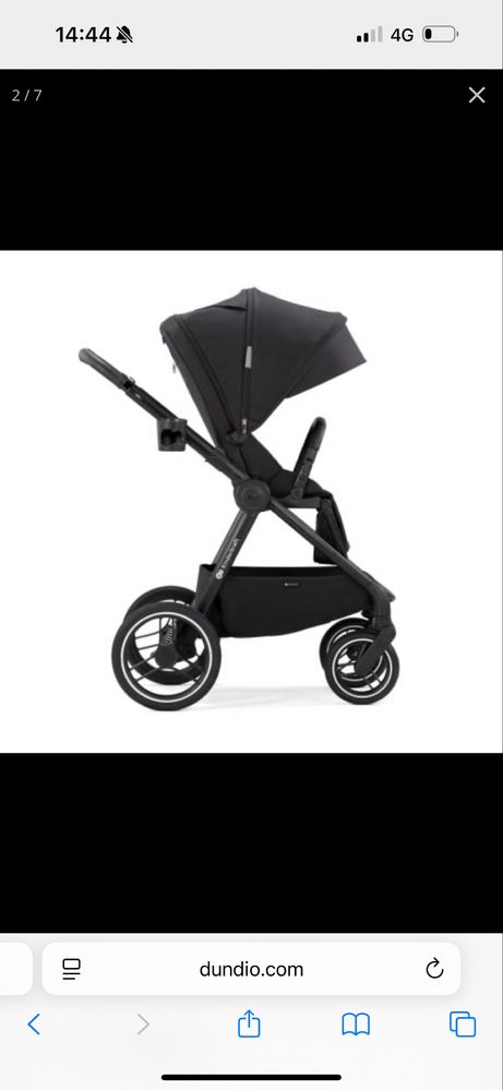 Бебешка количка Kinderkraft NEA 2в1 NEA, Midnight Black