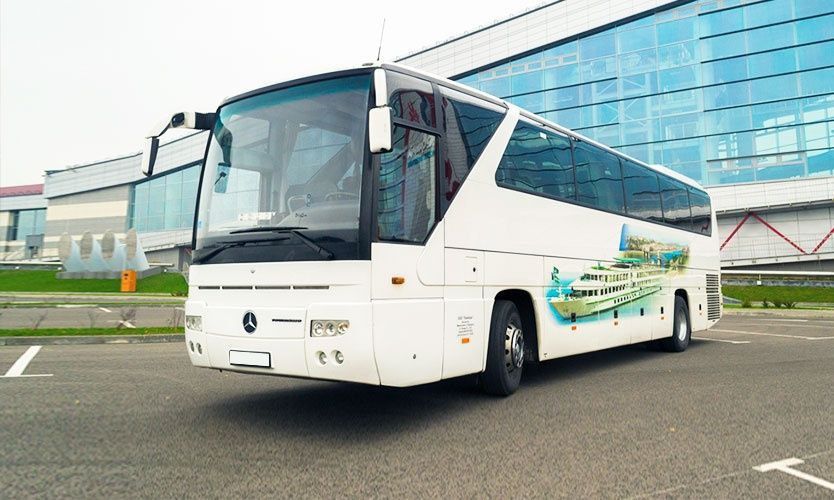 Автобусы Mercedes-Benz 55 та места туризим Ўзбекистон бўйлаб саёхат