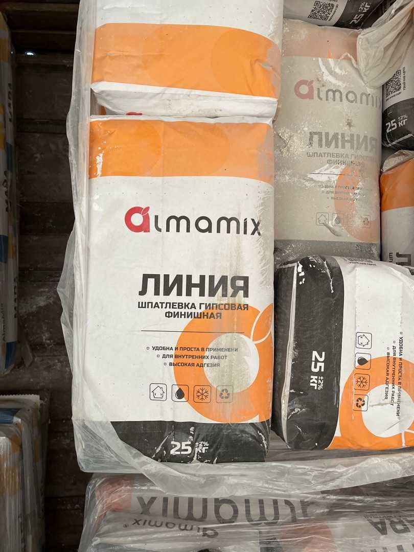 АКЦИЯ! Штукатурка, Шпатлевка штукатурка AlmaMix