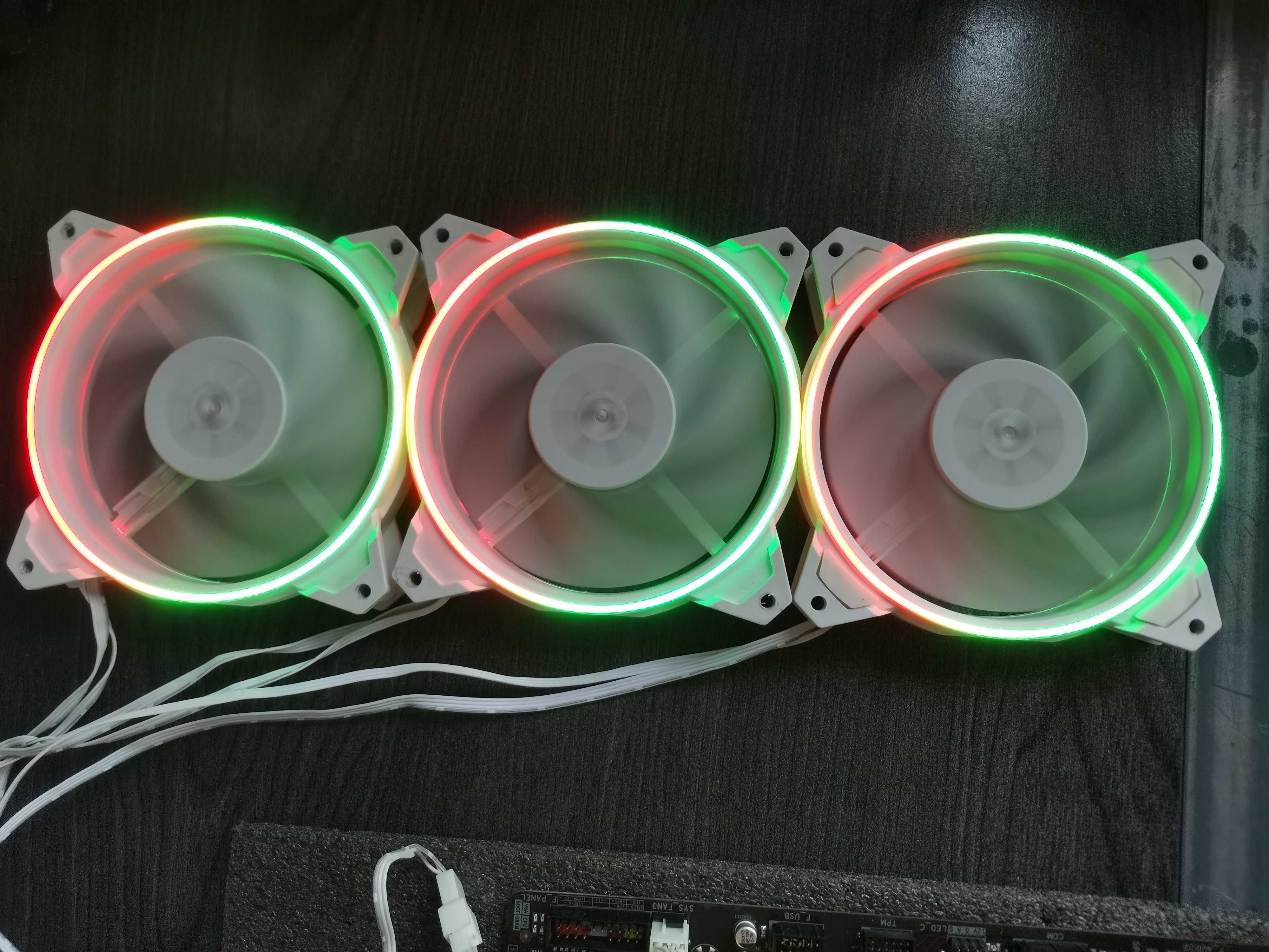 3 X Cooler Ventilator In Win Sirius Pure ASP120 120 mm ARGB.