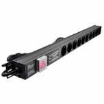 Priza rack PDU 10 porturi cu intrerupator si mufa pentru UPS