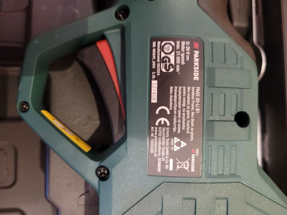 Уред за клони Parkside PAAS 20-LI B1