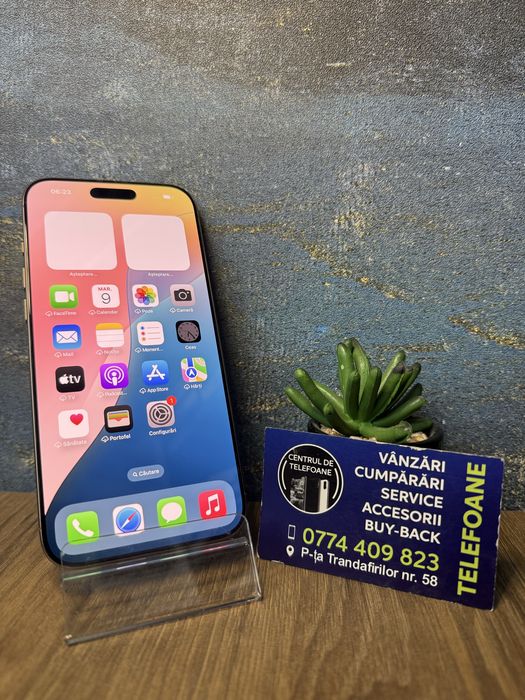 Iphone 16 Pro Max/256Gb/Garantie 2Ani Centrul de Telefoane/Rate