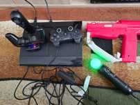 PS3 750GB Modat+VR, Accesorii full