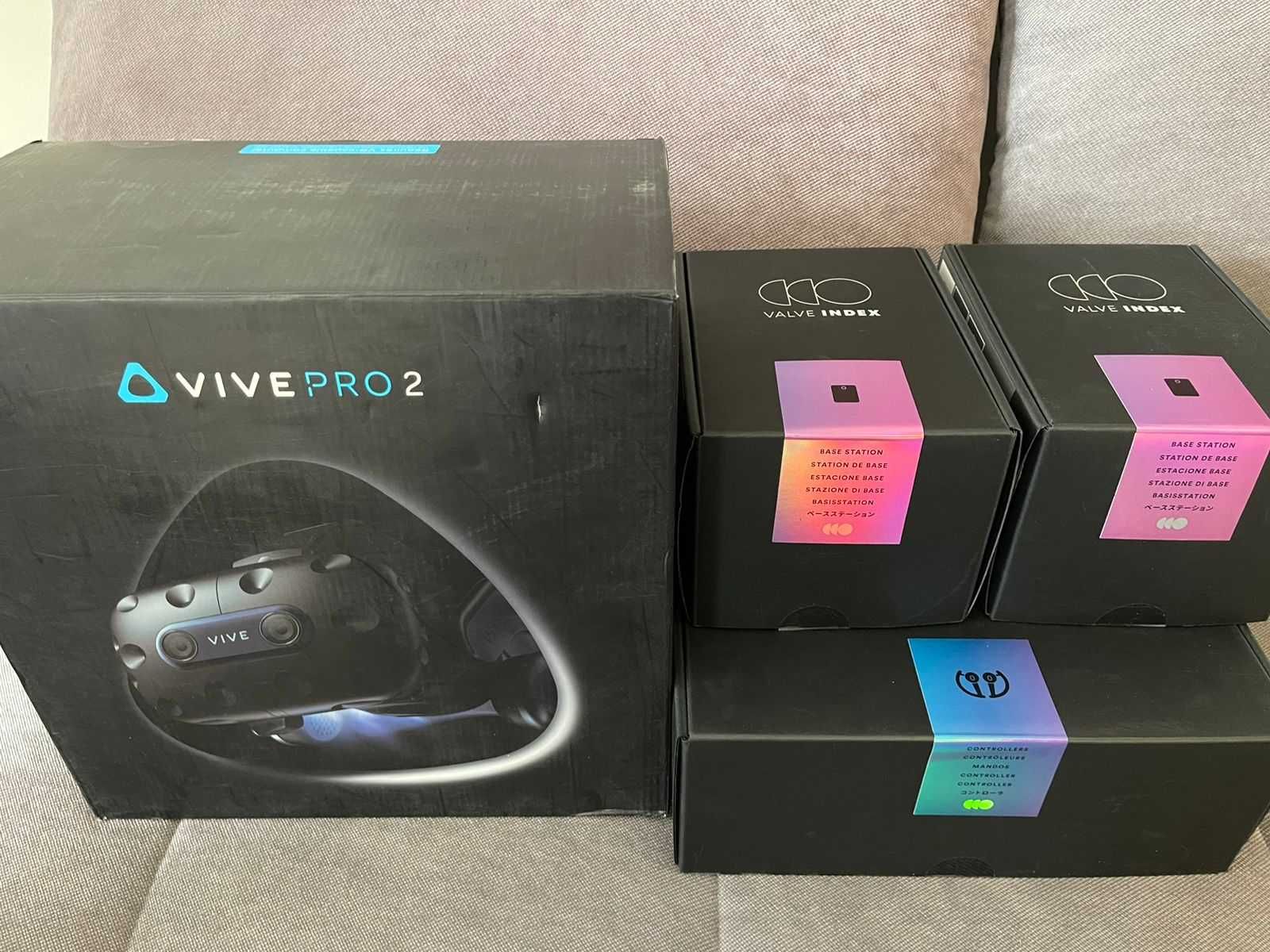 Шлем VR HTC VIVE Pro 2 + Index Base Station 2.0 + Index Controllers