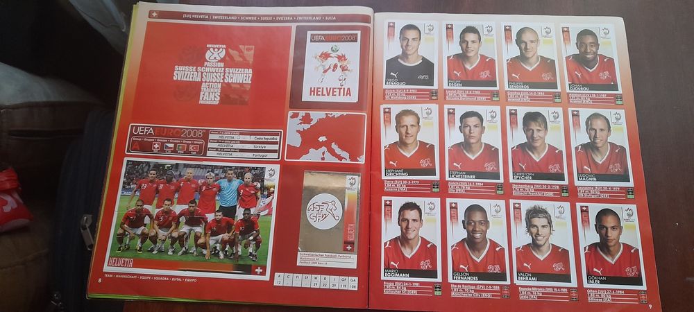 Album panini complet Euro 2008