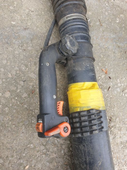 Бензинова духалка тип раница моторна метла като щил stihl