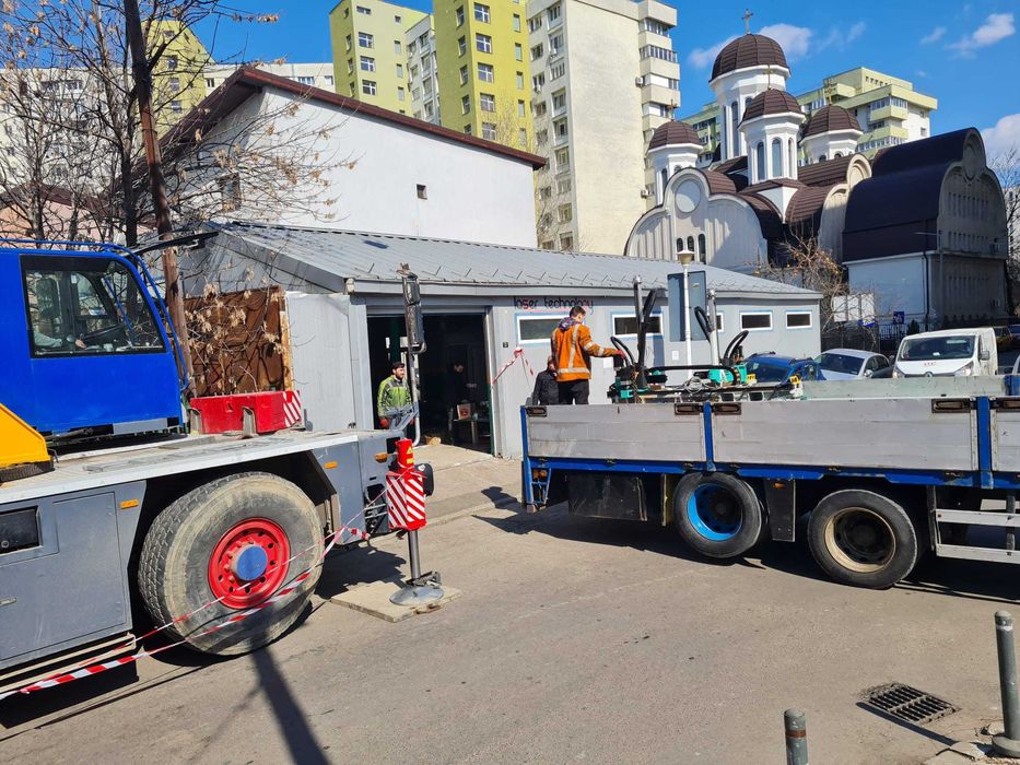 Relocari utilaje Industriale Role Cricuri Grinda  inchiriat macara