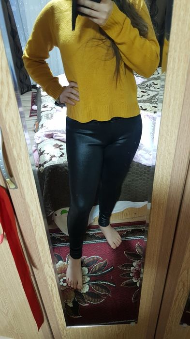 Colanți luciosi îmblăniti NOI S, S/M, L/XL