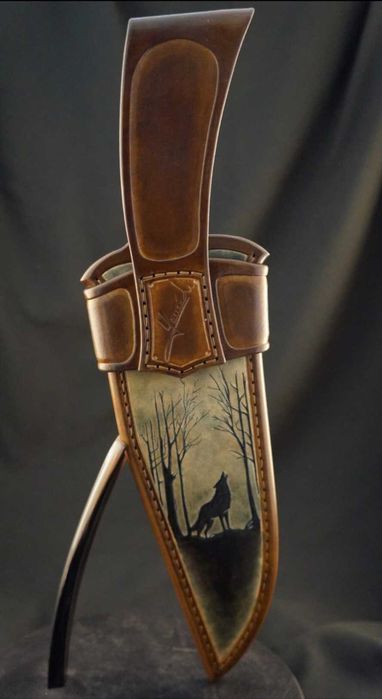 Cutit vinatoare colectie DAMASCUS made by Jan Hafinec cutit