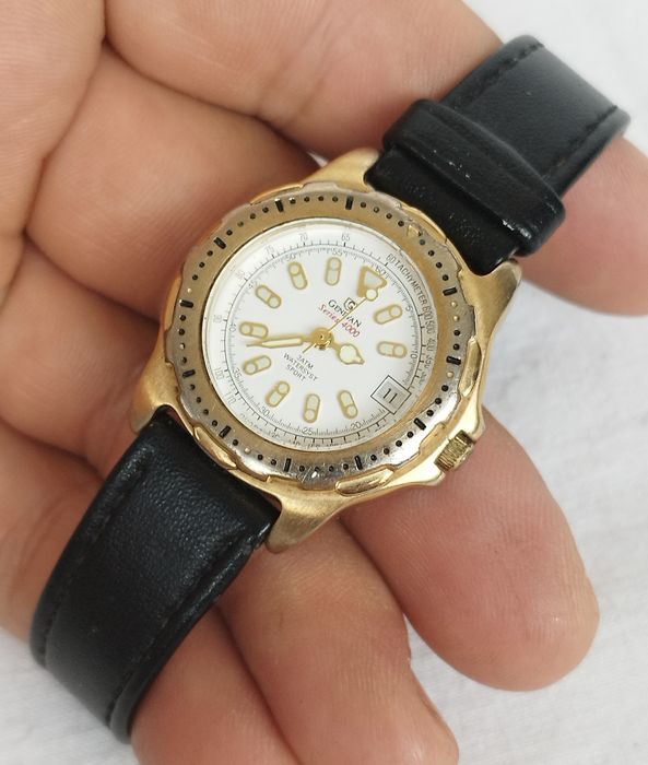 Ceas de damă Genevan cu quartz, carcasă din oțel inoxidabil, curea din