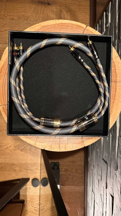 Cabluri RCA SKW Hi-Fi – high-end, 1m, stare impecabilă + cutie