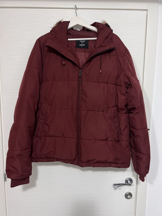 Geaca de iarna de barbati burgundy