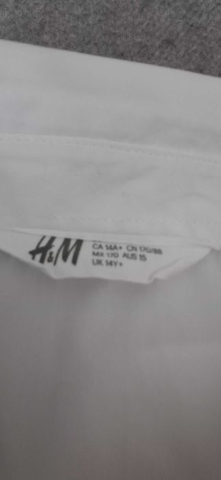 Бяла риза за момче, р-р 170 H&M