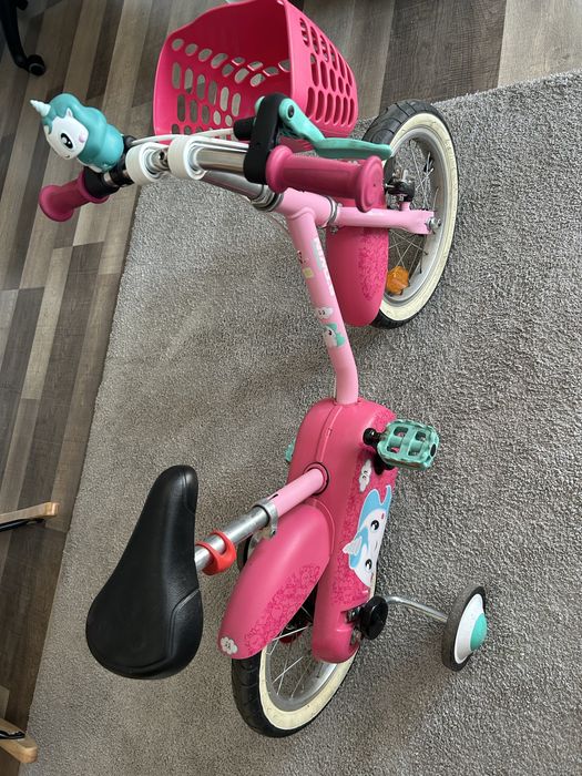 Bicicleta 14INCH 3-5 ani 500 Unicorn B’TWIN