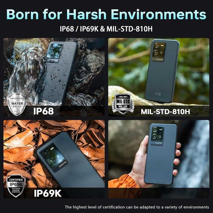 Oukitel WP50 5G 16GB RAM 256GB ROM с IP68 защита