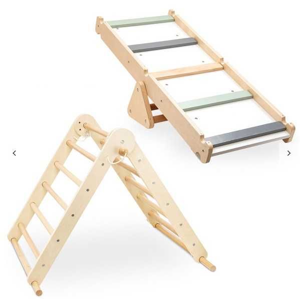 Loc de joacă din lemn pentru casă - Mamabrum