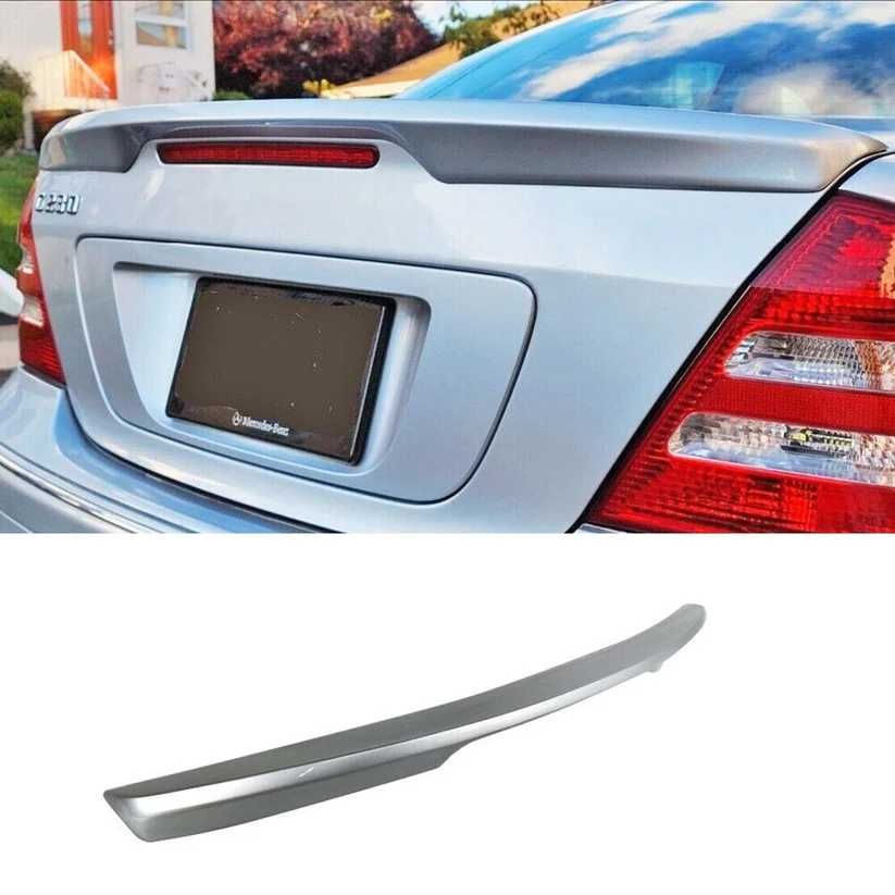 Спойлер за багажник тип AMG за Mercedes C Class W203 черен пиано лак