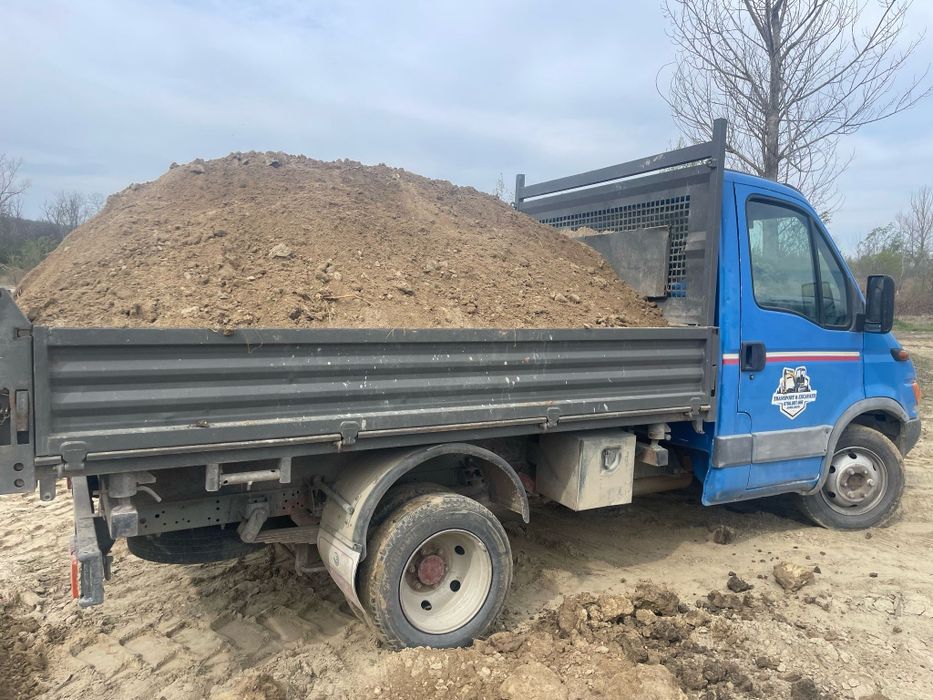 NISIP SORTAT Margaritar Sort Piatră Balast Pământ Transport basculabil