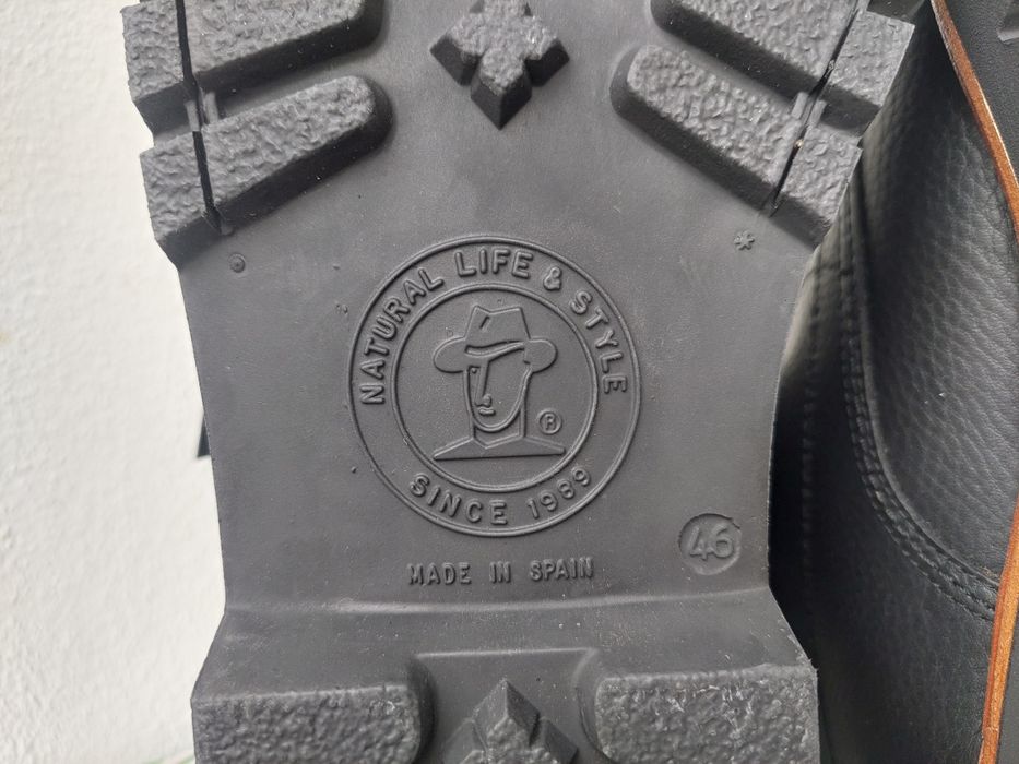 PANAMA JACK-Естествена кожа Чисто нови с етикет и кутия -46 номер