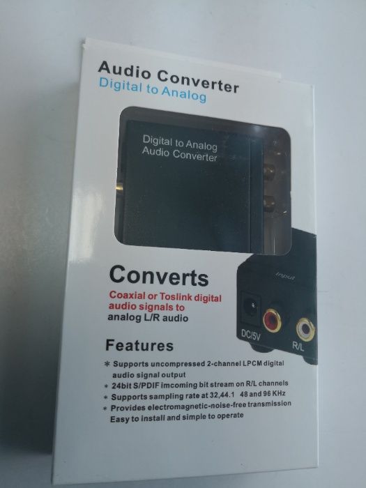 Convertor audio optic/digital la analog