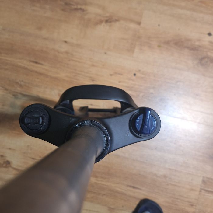 Furca bicicletă cu blocaj 120mm ST Suntour XCM 34 Boost 29"