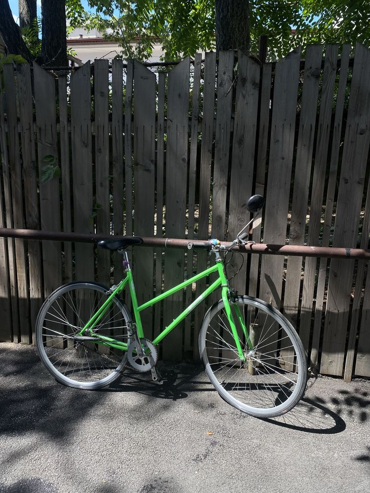 Bicicletă Pegas clasic verde