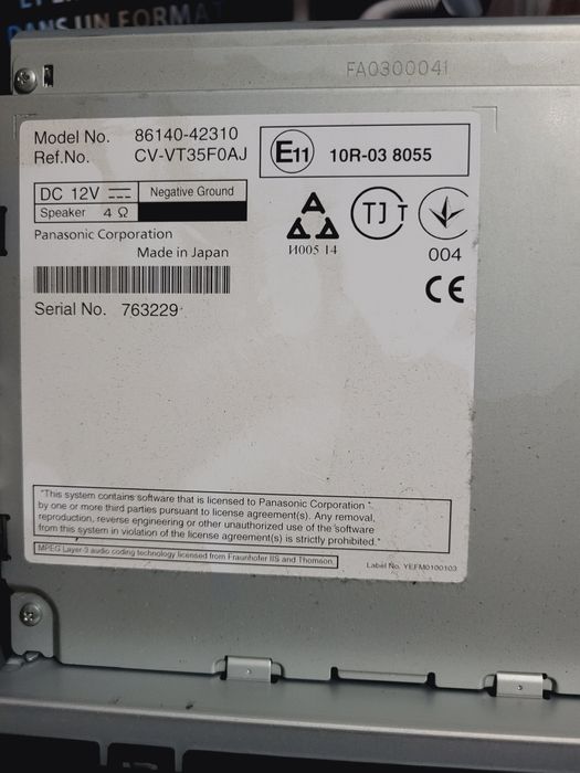 Unitate multimedia Rav4 2018 hybrid