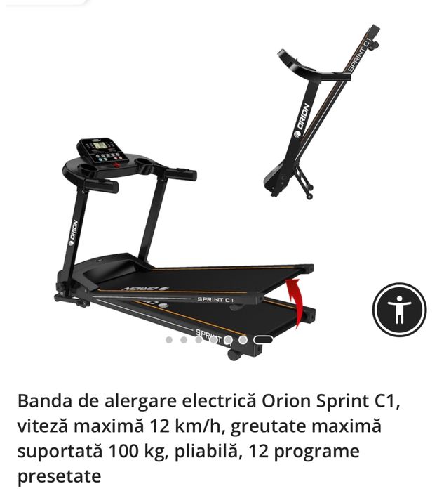 Banda de alergare folosita de cateva ori