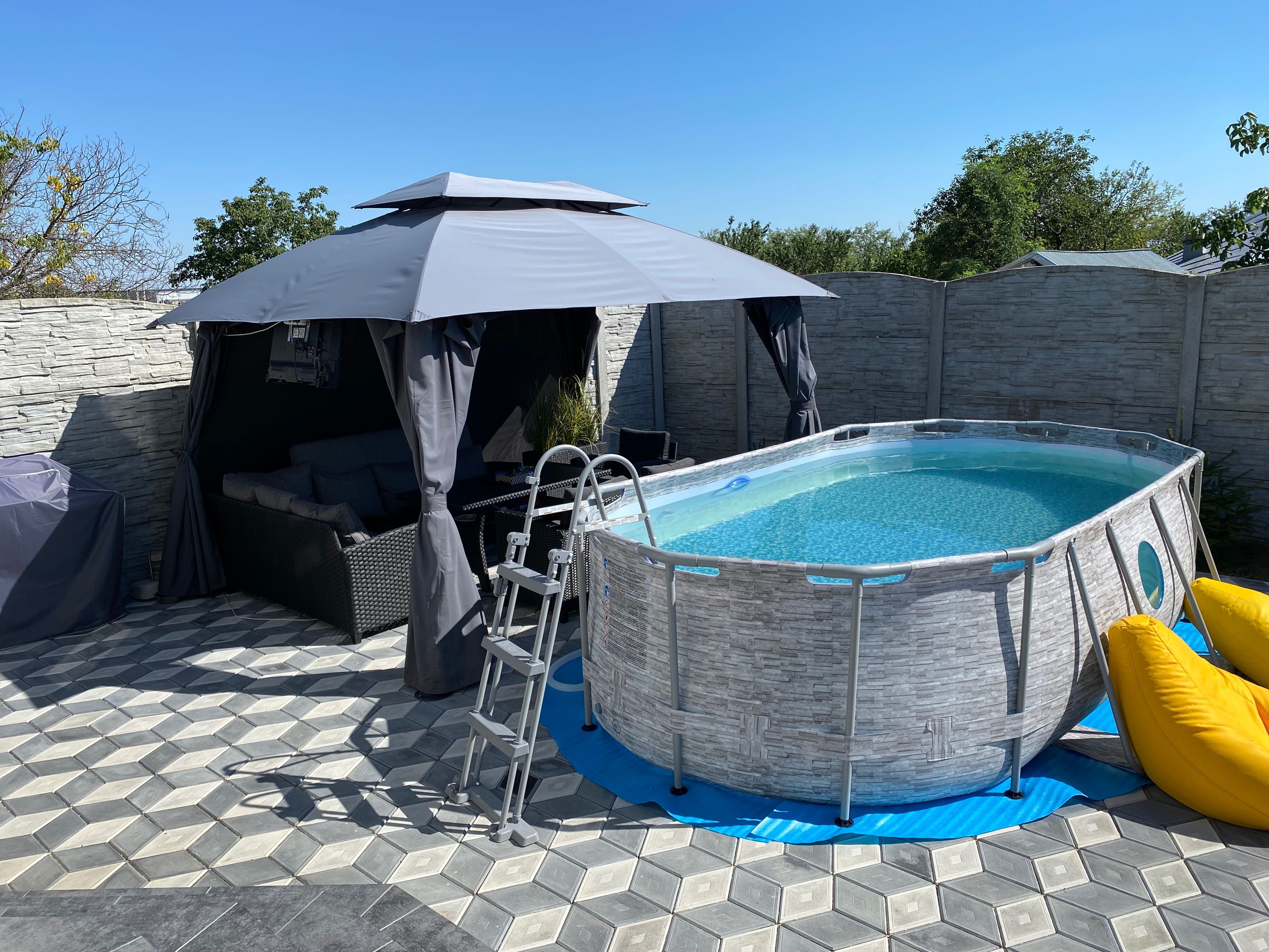 Piscina supraterana 4,27 x 2,50 x 1m