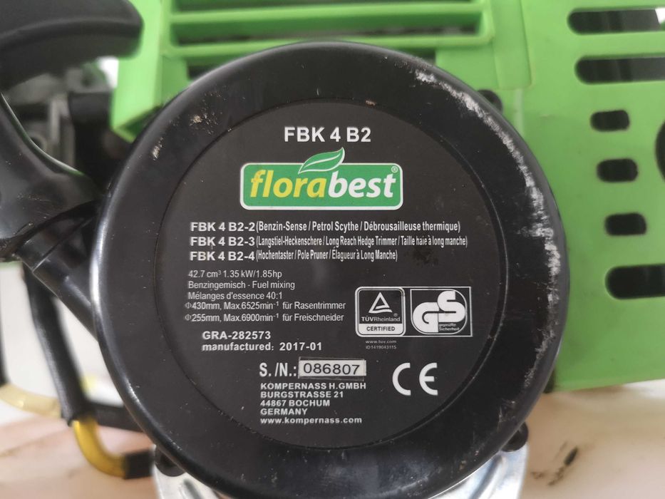 Храсторез / резачка бензинова - Florabest FBK 4 B2