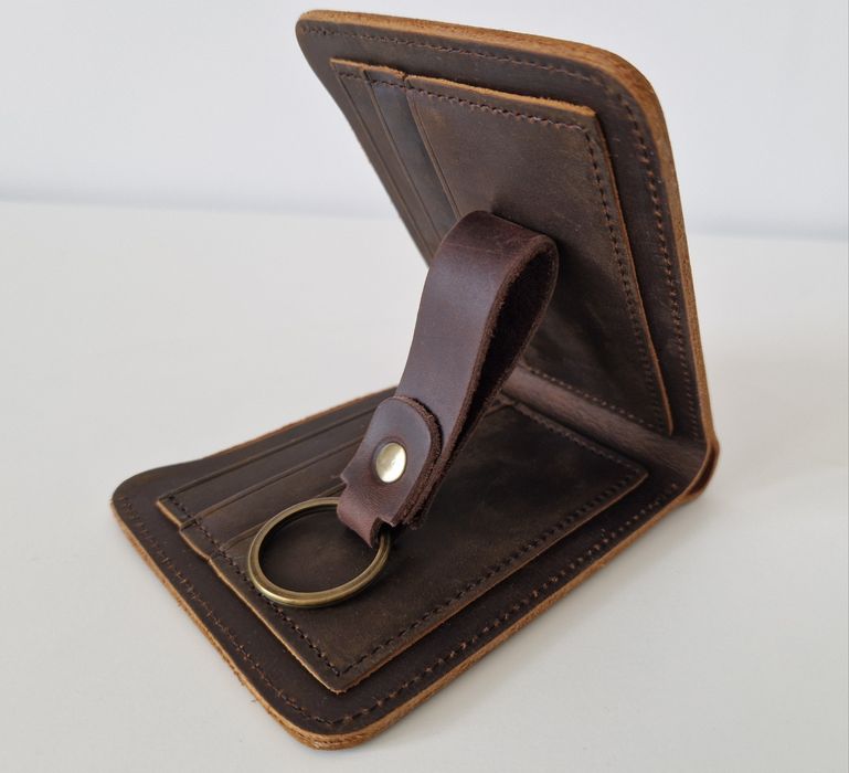 Portofel din piele naturală Crazy Horse, maro