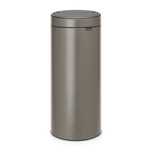 Кош за смет Brabantia Touch Bin New 30L, Platinum, Транспортен дефект