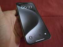-Iphone 15Pro, ca Nou, 128Gb, 8Ram, Silver Titanium, bat: 88%, doar te