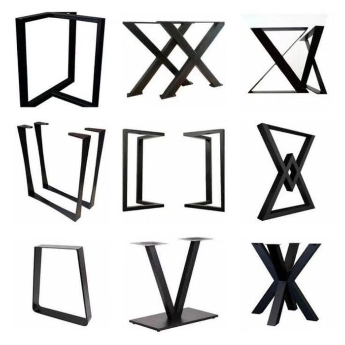 Подстолья в стиле лофт из профильной трубы ДОСТАВКА