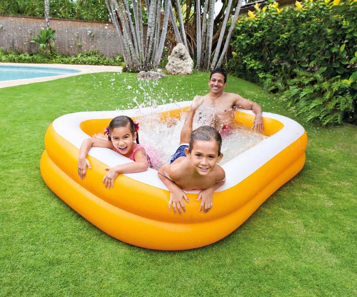 Семеен надуваем басейн Мандарин INTEX 229 х 147 х 46 см Family