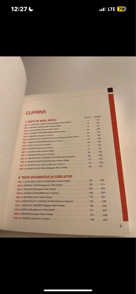 Biologie – 1800 de grile explicate pentru admiterea la Medicină