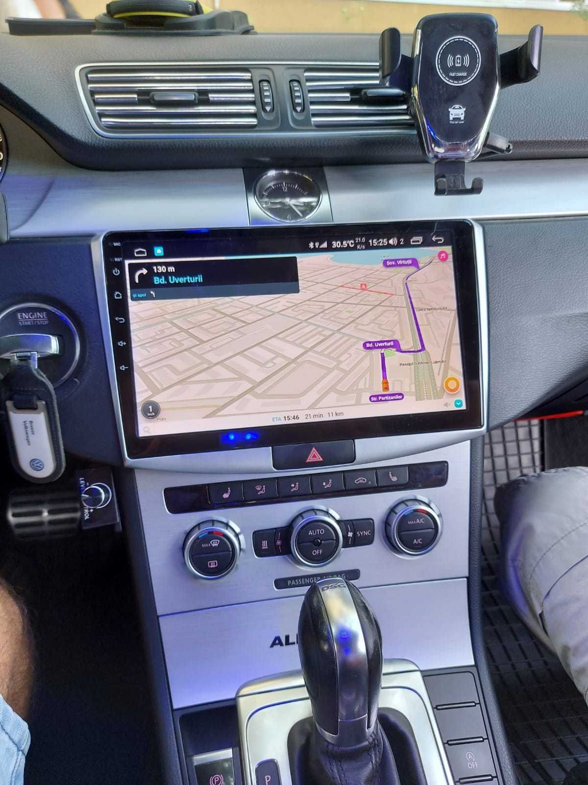 Navigatie Android Passat Waze YouTube WiFi Internet GPS USB