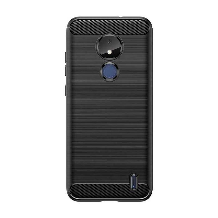 Nokia C21 - Удароустойчив Кейс Гръб CARBON
