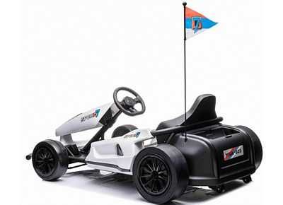 Kart electric pt. copii BJY035 F1  2 x150W cu functie de drift #White