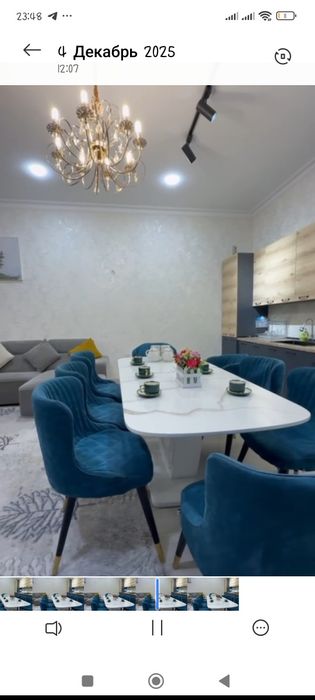 Stol stul  6 kishilik